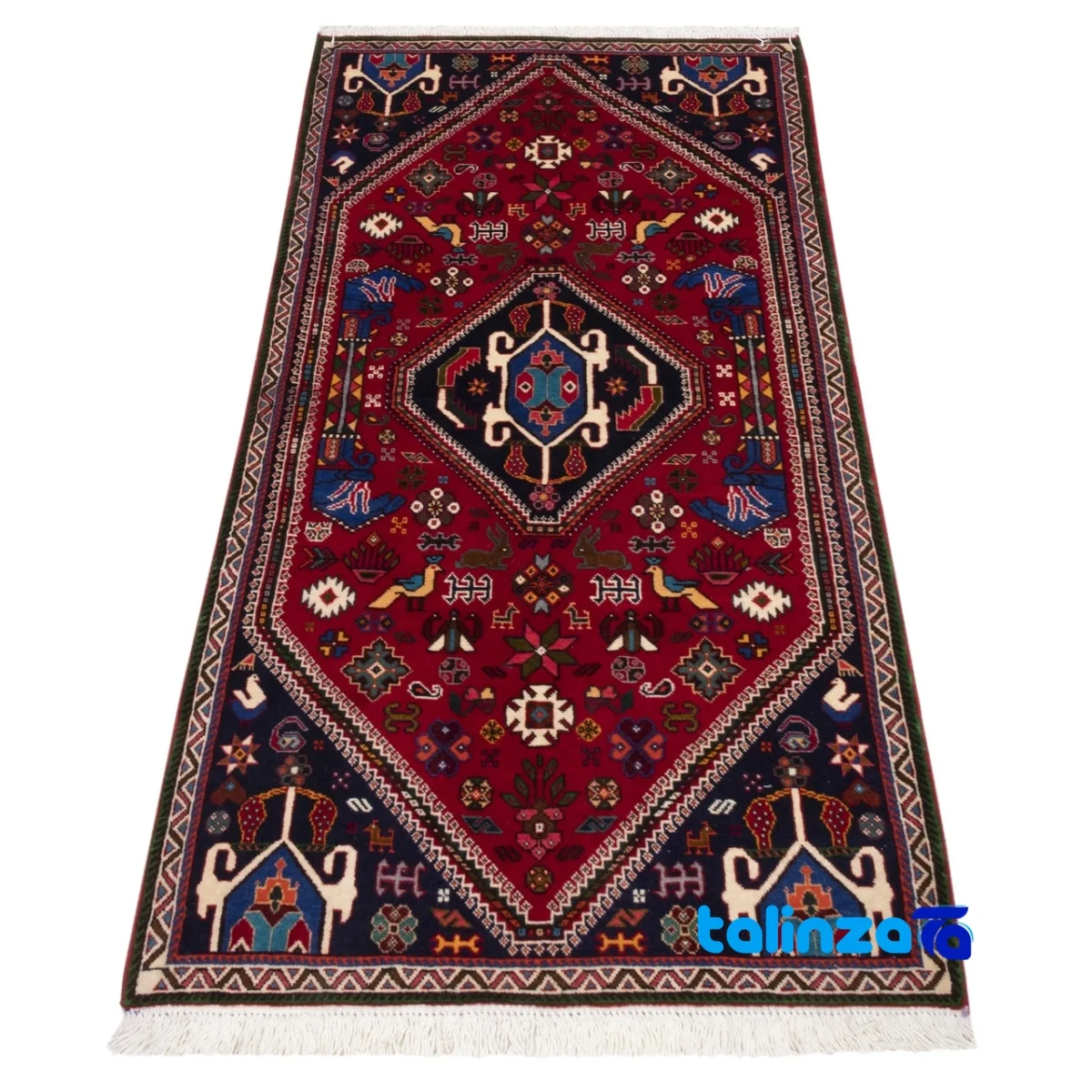 Persia Handwoven Carpet Stylish Design Hand wash - Weave close-up showing material and craftsmanship