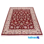 C Persia Handwoven Carpet Luxurious Design - Weave close-up showing material and craftsmanship