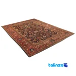 Malayer Handwoven Carpet Elegant Design material and craftsmanship (Weave close-up)