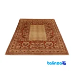 Detail view of C Persia Handwoven Rug Model 179738 Brown pile texture close-up