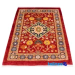 Detail view of C Persia Handwoven Rug Luxurious Design pile texture close-up