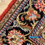 Handwoven Persian Rug NKP.RJ5 Red material and craftsmanship (Weave close-up)