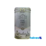 Packaging view of Ahmad Earl Grey Tea label and