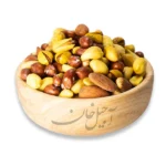 Detail view of Mixed Nuts 5 Types Roasted Golden close-up texture