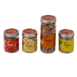 Detail view of Khomreh Mixed Nuts Snack Savory close-up texture