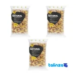 Detail view of Natural Four Nut Mix Salty 500 grams nuts close-up texture