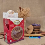 Packaging view of Aghaleh Saffron Threads GradeA Premium Pouch label details and pack finish