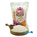 Detail view of TaremHashemi Rice Aromatic FirstHarvest Excellent grain close-up