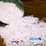 Detail view of Boostan Arsh Rice Anbarboo Aromatic White grain close-up