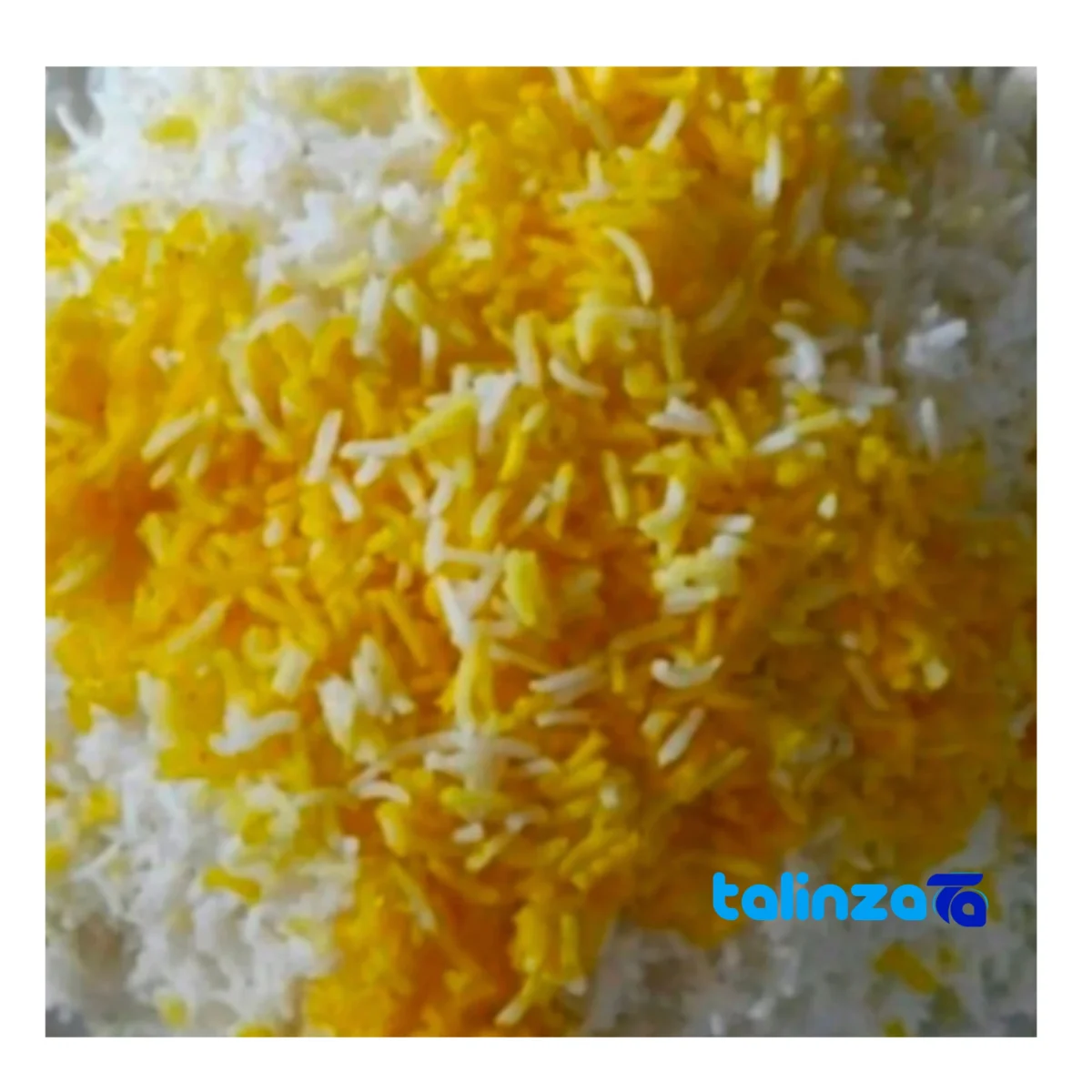 Detail view of Fajr Tarom Rice Easy-Cook Grade 1 nuts close-up texture