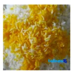 Detail view of Fajr Tarom Rice Easy-Cook Grade 1 nuts close-up texture