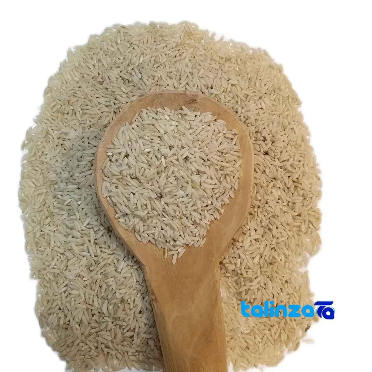 Detail view of Hashemi Brown Rice Wholegrain 5000 grams nuts close-up texture