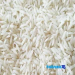 Detail view of Tarom Hashemi Rice Premium Aromatic Iranian Fragrant grain close-up