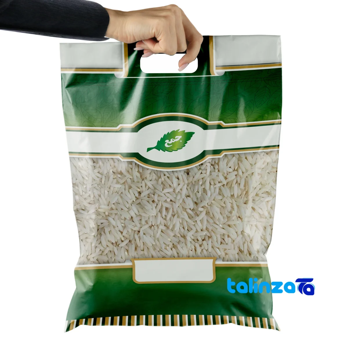Detail view of Hashemi Rice Organic Premium grain close-up