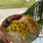 Detail view of NeslNourani Rice Domsiah Premium grain close-up