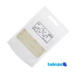 Detail view of BingoKala Hashemi Rice Organic Excellent grain close-up
