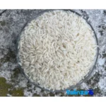 Detail view of Nafas Tarem Hashemi Rice First Harvest 100% pure grain close-up