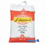 Detail view of NilAy Rice Anbarbu Organic Excellent nuts close-up texture