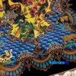 Packaging view of Handmade Nature Animal Tapestry Art Design label and