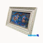 Packaging view of Handmade Fantasy Tapestry Hunting Scene label and