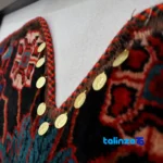 Packaging view of Carpinus Handwoven Tapestry Woman Design label and