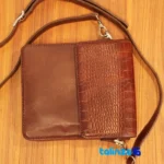 LS4421 Handcrafted Women's Shoulder Bag Mazandaran - Side view showing profile and structure