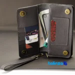 Atar Leather Gift Set A12 Premium Quality threads close-up and texture (Detail view)