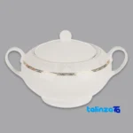 Packaging view of Zarin Iran Hadiye Dinnerware Set Elegant Design label and