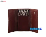 Side view of Baraz Leather Gift Set for Men box profile and sealing