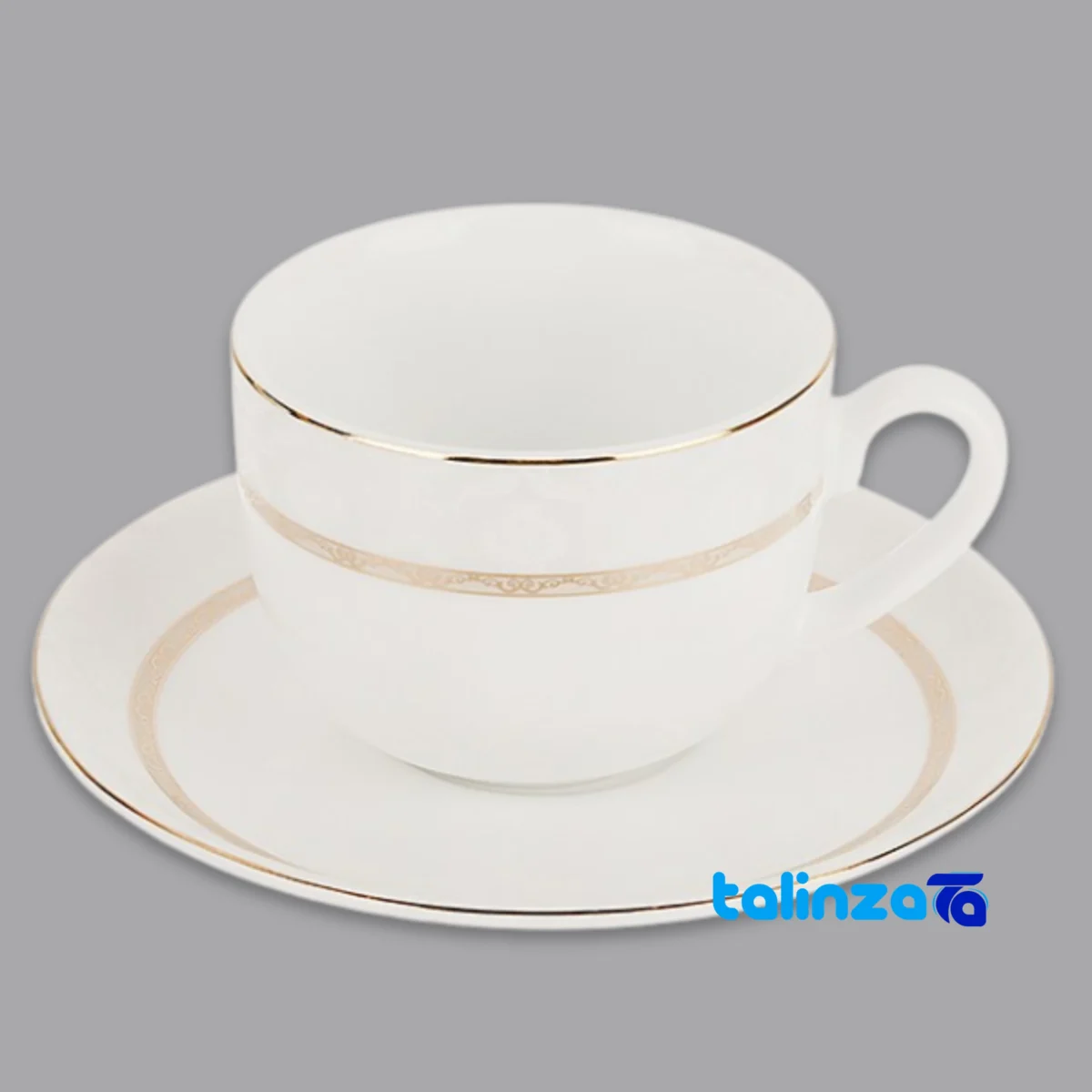 Zarin Iran Hadiye Dinnerware Set Elegant Design - Side view showing profile and structure