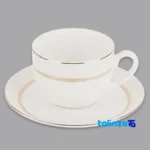 Zarin Iran Hadiye Dinnerware Set Elegant Design - Side view showing profile and structure