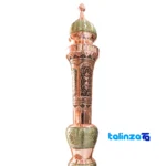 Detail view of Fakher Khatamkari Vase Decorative 34 x finish and material