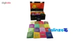 Detail view of Golkooh Classic Herbal Tea Blend 80 Pack 1.5 grams Close-up of tea bags