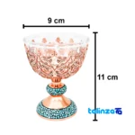 Packaging view of Magnificent Art Turquoise Inlaid Seven Piece Nut Bowls Set seal and bag finish