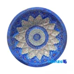 Detail view of Enamel Sangab Copper Table Decor 28 x finish and material