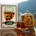 Detail view of Zarin Classic Cherry Black Tea Yes Tea leaves