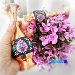 Seal view of Pardaz Copper Vase 1601 Hand-Painted Design packaging security