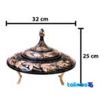 HQ Copper Candy Dish Diamond Cut Design - Seal view showing packaging security