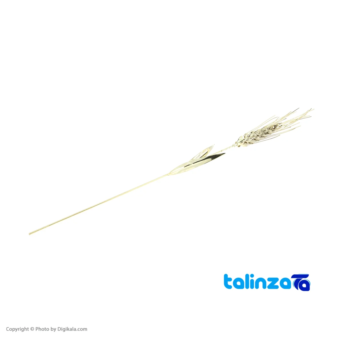 Golden Wheat Design Flower Arrangement - Detail view showing finish and material