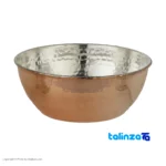 Zanjan Copper Bowl Set - Hand-Hammered Elegance finish and material detail view)