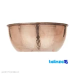 Zanjan Copper Bowl Model 02 Stylish Design 14.5 x 6. finish and material detail view)