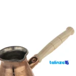 Zanjan Copper Coffee Pot Model 001 Elegant Design - Detail view showing finish and material