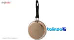 Zanjan Copper Pan Handcrafted Unique Finish - Detail view showing and material