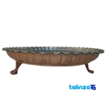 Copper Tray Stand Model 2434-1 - Detail view showing finish and material