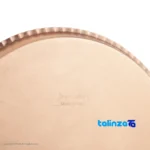 Zanjan Copper Tray Handcrafted Unique Design - Detail view showing finish and material