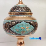 Diamond Cut Copper Candy Dish 14 x - Seal view showing packaging security