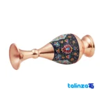 Faraz Honar Copper Vase Handcrafted Artistry - Detail view showing finish and material