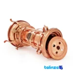 ZH Copper Oil Lamp Elegant Design finish and material detail view)