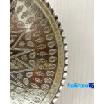 Star Copper Tray with Tin Finish - Detail view showing and material