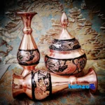 Diamond Cut Copper Vase - Elegant Decor packaging security (Seal view)